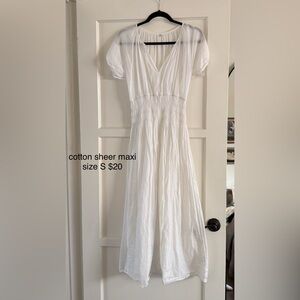 Unlabeled cotton maxi dress